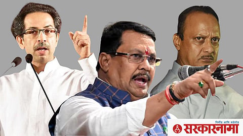 Uddhav Thackeray, Vijay Wadettiwar and Ajit Pawar.