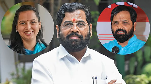 Eknath Shinde, Aditi Tatkare, Bharat Gogawale