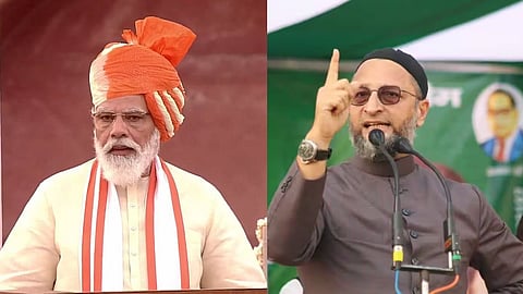 Attack on Asaduddin Owaisi's house :