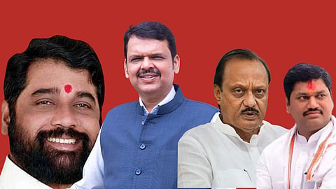 CM Eknath Shinde, Devendra Fadnavis, Ajit Pawar, 
Dhananjay Munde
