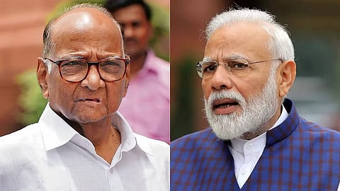 Sharad Pawar and PM Modi: 