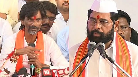Eknath Shinde - Manoj Jarange 