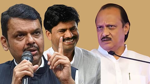 Devendra Fadnavis-Gopichand Padalkar-Ajit Pawar 
