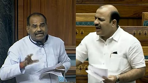 BJP MP Ramesh Bidhuri and BSP MP Danish Ali 