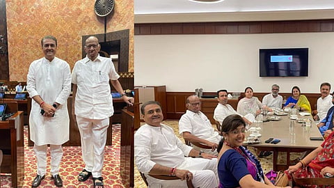Praful Patel and Sharad Pawar