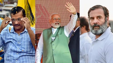 Modi -Gandhi - Kejariwal 
