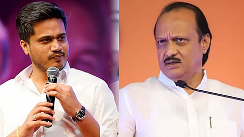 Rohit Pawar and Ajit Pawar Group
