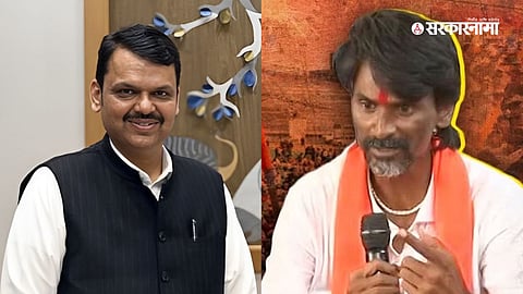 Devendra Fadnavis and Manoj Jarange 