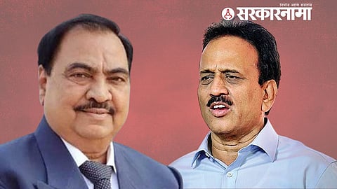  Eknath Khadse, Girish Mahajan