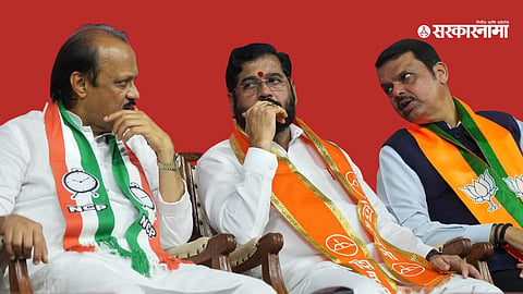 Eknath Shinde, 
Ajit Pawar, Devendra Fadnavis