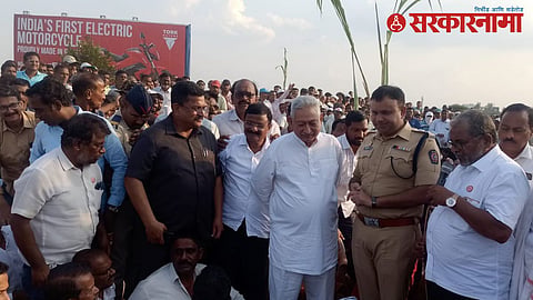 Shahu Maharaj meet Raju Shetti