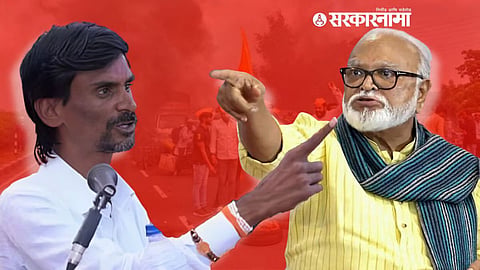 Manoj Jarange Patil and Chhagan Bhujbal 