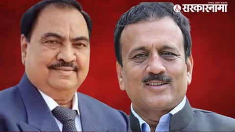 Girish Mahajan and Eknath Khadse