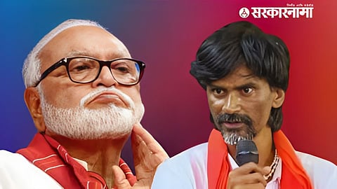 Manoj Jarange Patil and Chhagan Bhujbal
