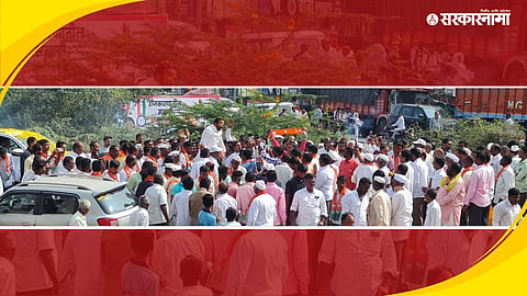 MLA Jaykumar Gore With Supporters