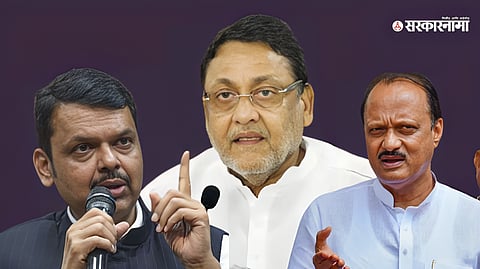 Ajit Pawar attempts to resolve BJP–NCP differences over Nawab Malik ahead of Mumbai municipal elections.