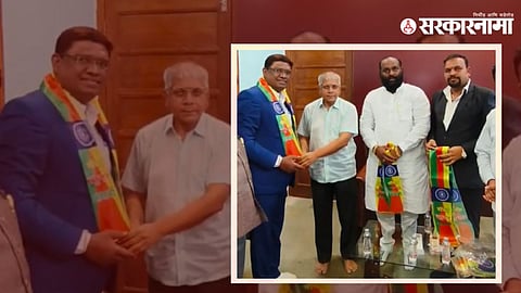 Nitin Mohite with Adv. Prakash Ambedkar