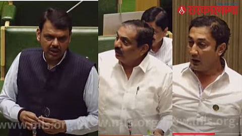 Devendra Fadnavis-Jayant Patil-Sandeep Kshirsagar