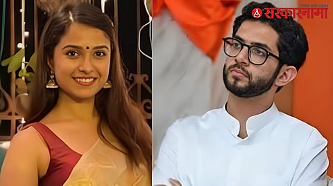 Disha Salian  and Aditya Thackeray