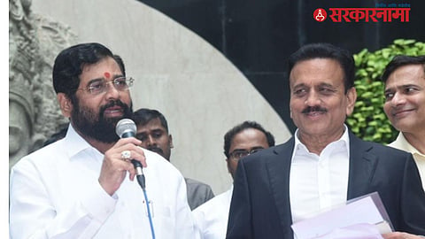 Eknath shinde, Girish mahjan 