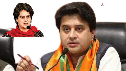 Jyotiraditya Shinde  Vs Priyanka Gandhi