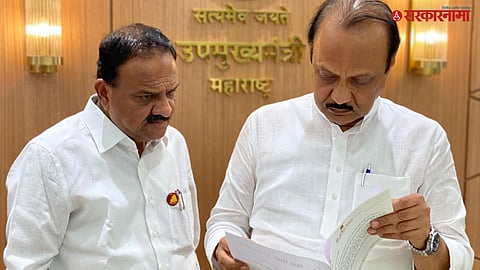 Satish Chavan and Ajit Pawar