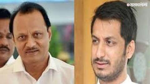 Ajit pawar, parth pawar 