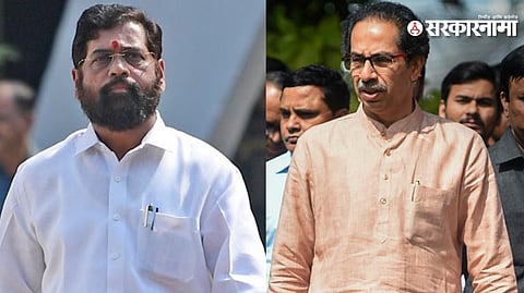 Eknath Shinde and Uddhav Thackeray 
