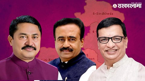 Nana Patole,  Tushar Shewale, Balasaheb Thorat