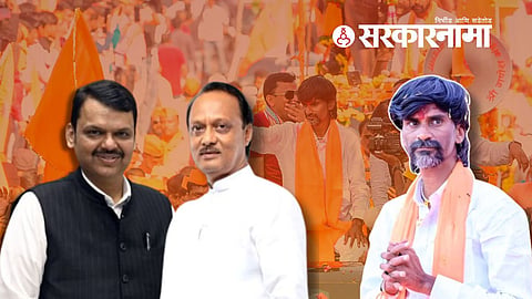 Devendra fadnavis, Manoj Jarange,  Ajit Pawar, 