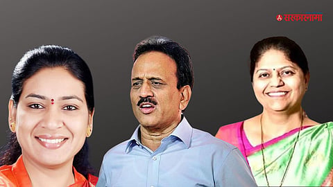 Saroj Ahires, Girish Mahajan, Rajashri Ahirrao 