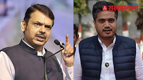 Devendra Fadnavis and Rohit Pawar 