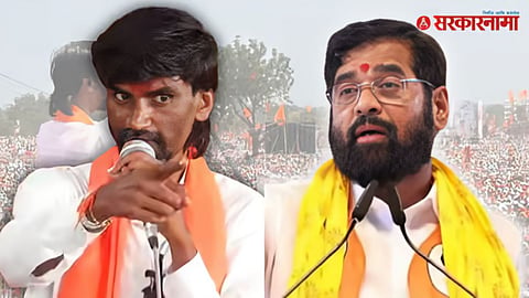 Manoj Jarange Patil and CM Shinde