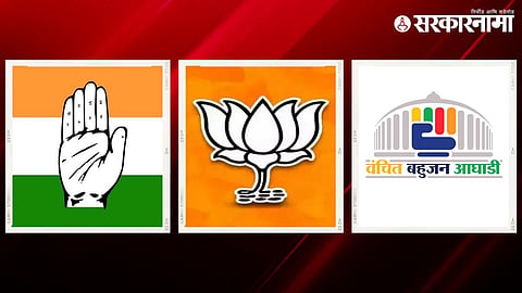 Congress,  BJP and Vanchit Bahujan Aghadi