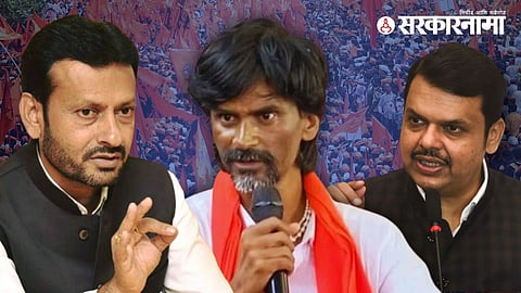 Dr. Sanjay Kute, Manoj Jarange and Devendra Fadanvis
