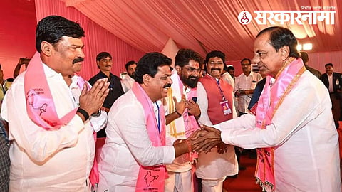 beed dilip gore resign brs 