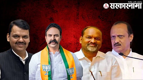 Devendra Fadnavis-Ranjitshinh Naik Nimbalkar-Mahadev Jankar-Ajit Pawar