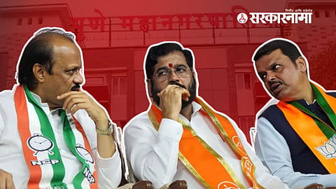 Ajit Pawar, Eknath Shinde, Devendra Fadnavis