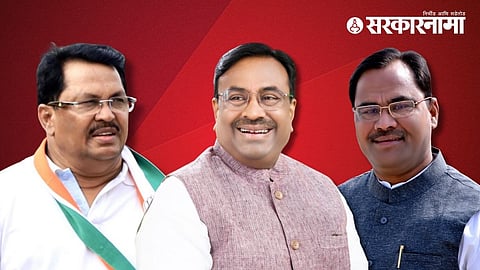 Vijay Wadettiwar, Sudhir Mungantiwar and Kishor Jorgewar