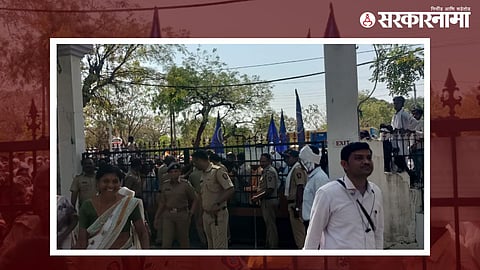 Tension in Amravati