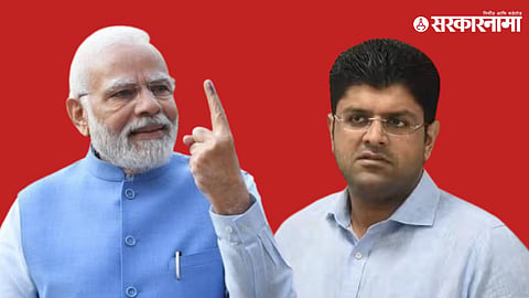 Haryana Political News : आघाडीतून बाहेर पडलेल्या पक्षालाच भाजपने फोडले? दहापैकी पाच आमदार गायब...