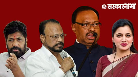 Bachchu Kadu, Anandrao Adsul, Chandrashekhar Bawankule and Navnit Rana 