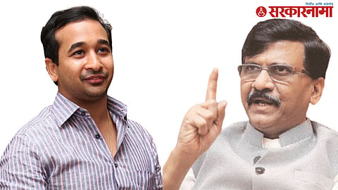 Nitesh Rane, Sanjay Raut