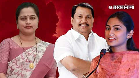 Pratibha Dhanorkar, Vijay Wadettiwar and Shivani Wadettiwar