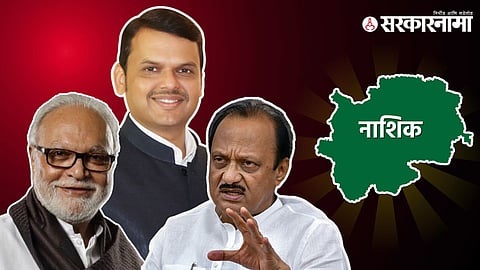 Chhagan Bhujbal, Devendra Fadanvis, Ajit Pawar