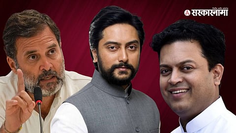 Rahul Gandhi, dheeraj deshmukh, Amit deshmukh 