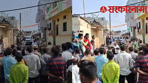 maratha protester agitation against ashok chavan nanded 