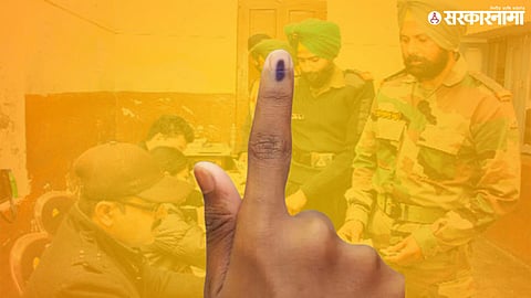 army soldiers Lok Sabha Election 2024 Voting