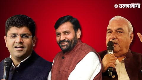 Dushyany Chautala, Nayab Singh Saini, Bhupendra Huda