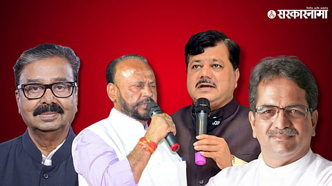 Gajanan kirtikar, Anand Adsul, Pravin Darekar, Shishir shinde 